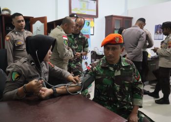 Dalam rangka menyambut HUT Bhayangkara ke 77 Polres Boven Digoel Gelar Bhakti Kesehatan Donor Darah bertempat di Klinik Kesehatan Polres hari Senin, (12/06/23).