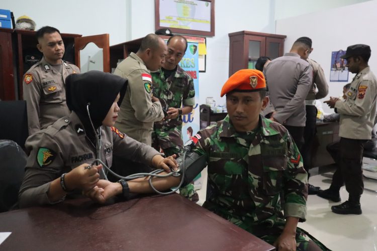 Dalam rangka menyambut HUT Bhayangkara ke 77 Polres Boven Digoel Gelar Bhakti Kesehatan Donor Darah bertempat di Klinik Kesehatan Polres hari Senin, (12/06/23).