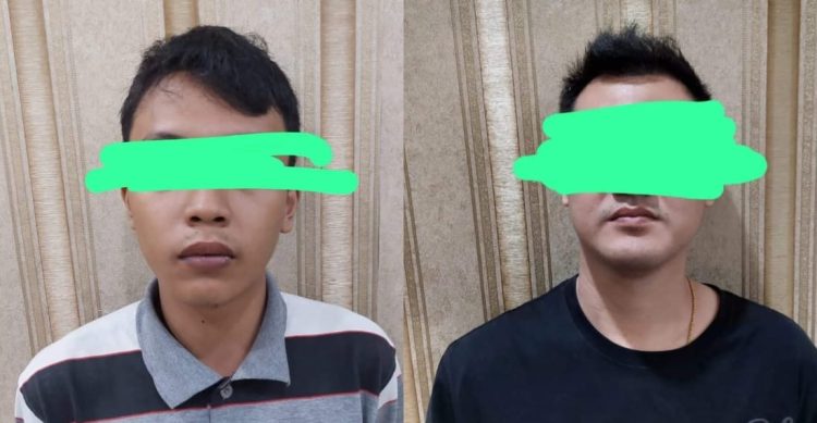 Subdit Siber Ditreskrimsus Polda Sumut mengamankan orang diduga Pelaku Tindak Pidana Perjudian Online di Jalan Ladang Medan, Jumat (09/6/23) malam