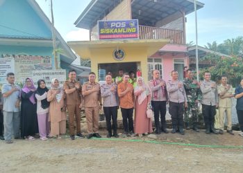 Polres Simalungun melakukan penilaian poskamling / perlombaan di Nagori Buntu Turunan Kecamatan Hatonduhan