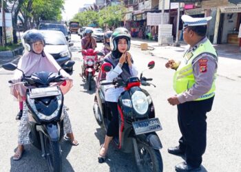 Operasi keselamatan lalulintas, dengan sandi Ops Patuh Seulawah 2024 di wilayah Aceh Barat